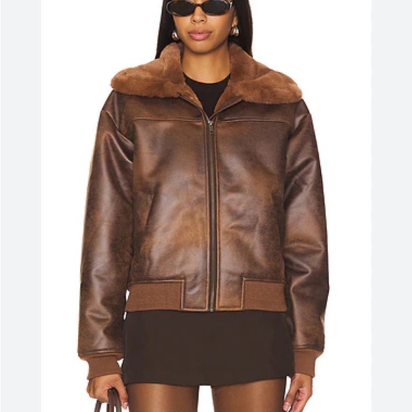 Tularosa Tanya Jacket in Coffee Brown - Picture 1 of 7